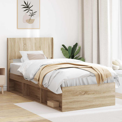 vidaXL Headboard Sonoma Oak PB