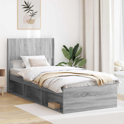 vidaXL Headboard Grey Sonoma PB