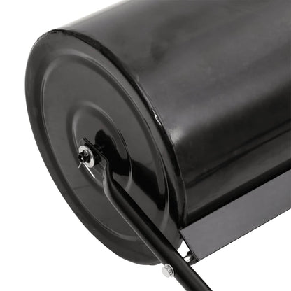 vidaXL Garden Lawn Roller Pull with Aerator Clamps Ø 30 x 90 cm Steel