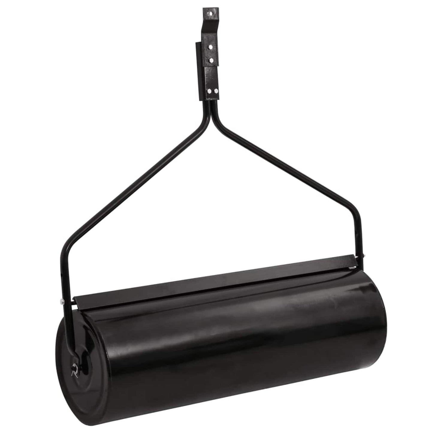 vidaXL Garden Lawn Roller Pull with Aerator Clamps Ø 30 x 90 cm Steel