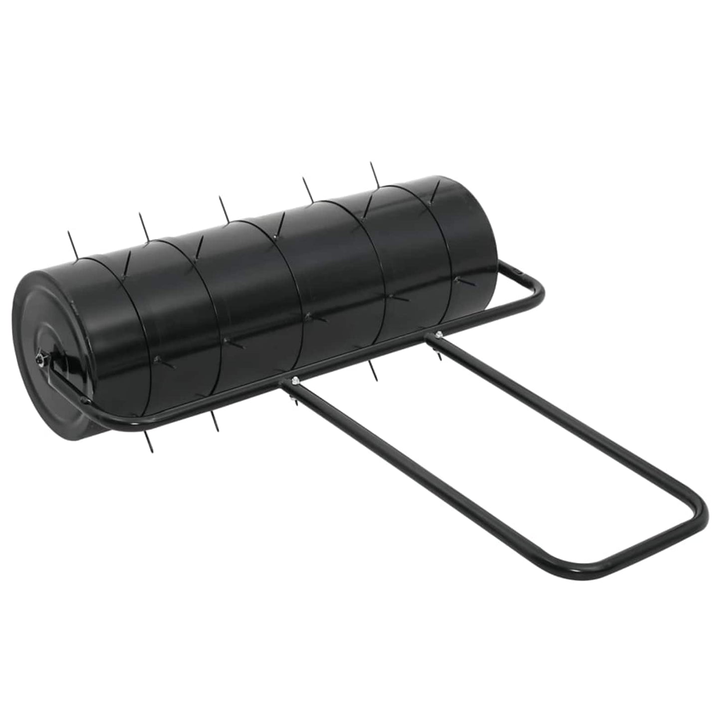 vidaXL Garden Lawn Roller Pull with Aerator Clamps Ø 30 x 90 cm Steel