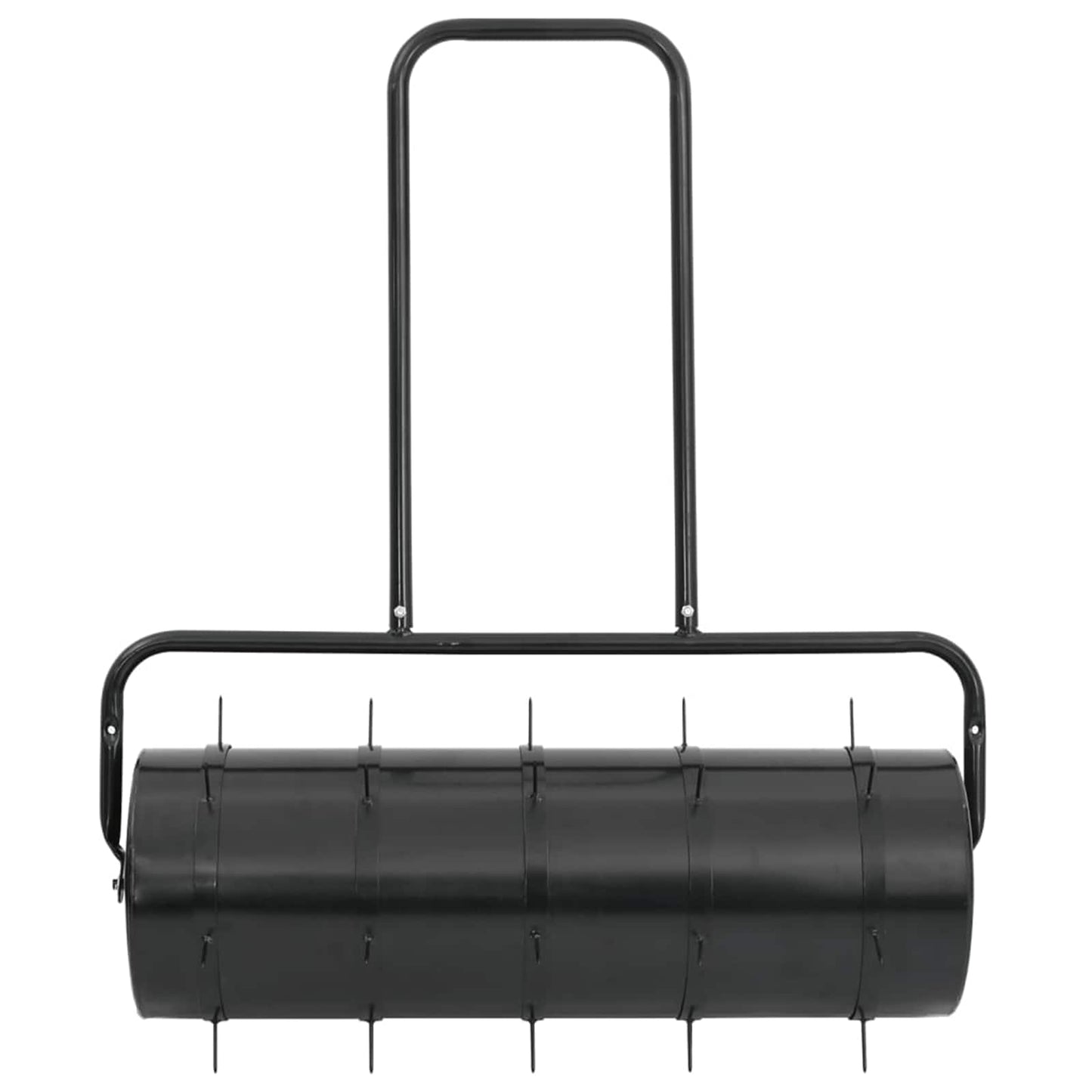 vidaXL Garden Lawn Roller Pull with Aerator Clamps Ø 30 x 90 cm Steel