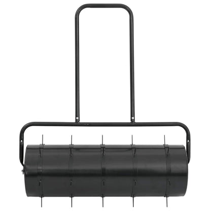 vidaXL Garden Lawn Roller Pull with Aerator Clamps Ø 30 x 90 cm Steel