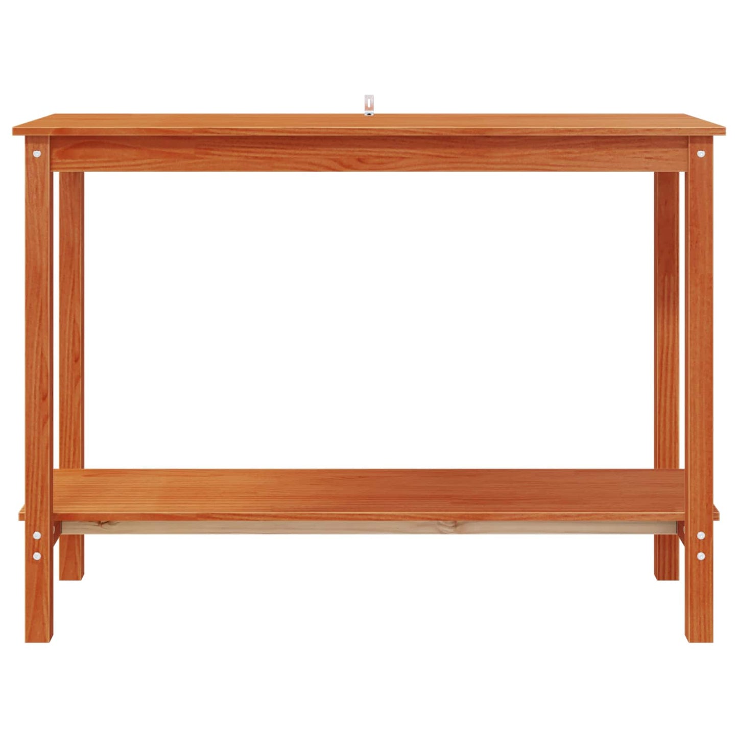 vidaXL Console Table Wax Brown 110 x 40 x 80 cm Solid Pine Wood