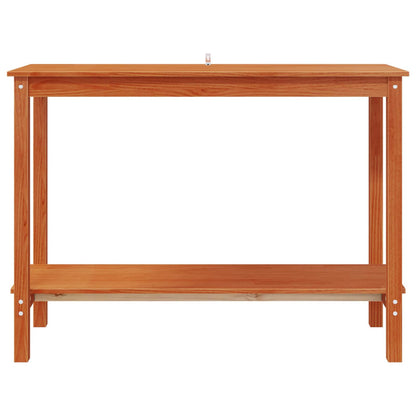 vidaXL Console Table Wax Brown 110 x 40 x 80 cm Solid Pine Wood