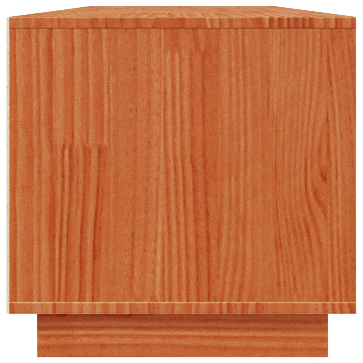 vidaXL TV Cabinet Wax Brown 140 x 40 x 40 cm Solid Pine Wood