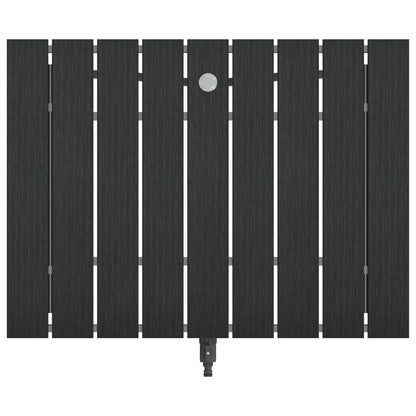vidaXL Garden Floor Shower WPC and Stainless Steel 201 Anthracite
