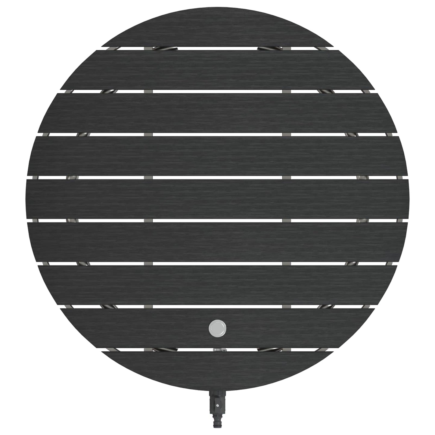 vidaXL Garden Floor Shower WPC and Stainless Steel 201 Anthracite
