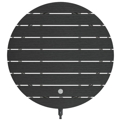 vidaXL Garden Floor Shower WPC and Stainless Steel 201 Anthracite