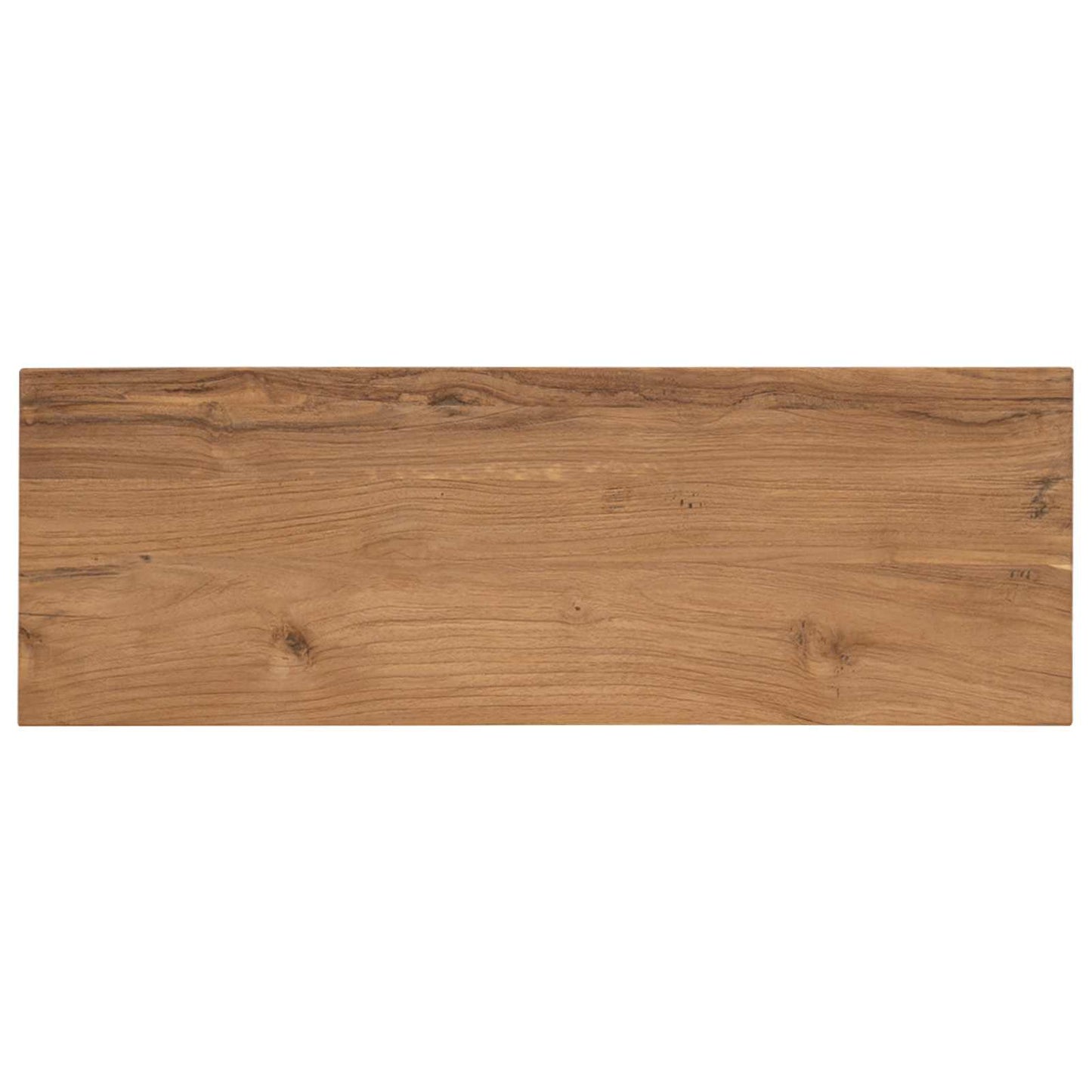 vidaXL Console Table Natural 90 x 30 x 80 cm Solid Teak Wood
