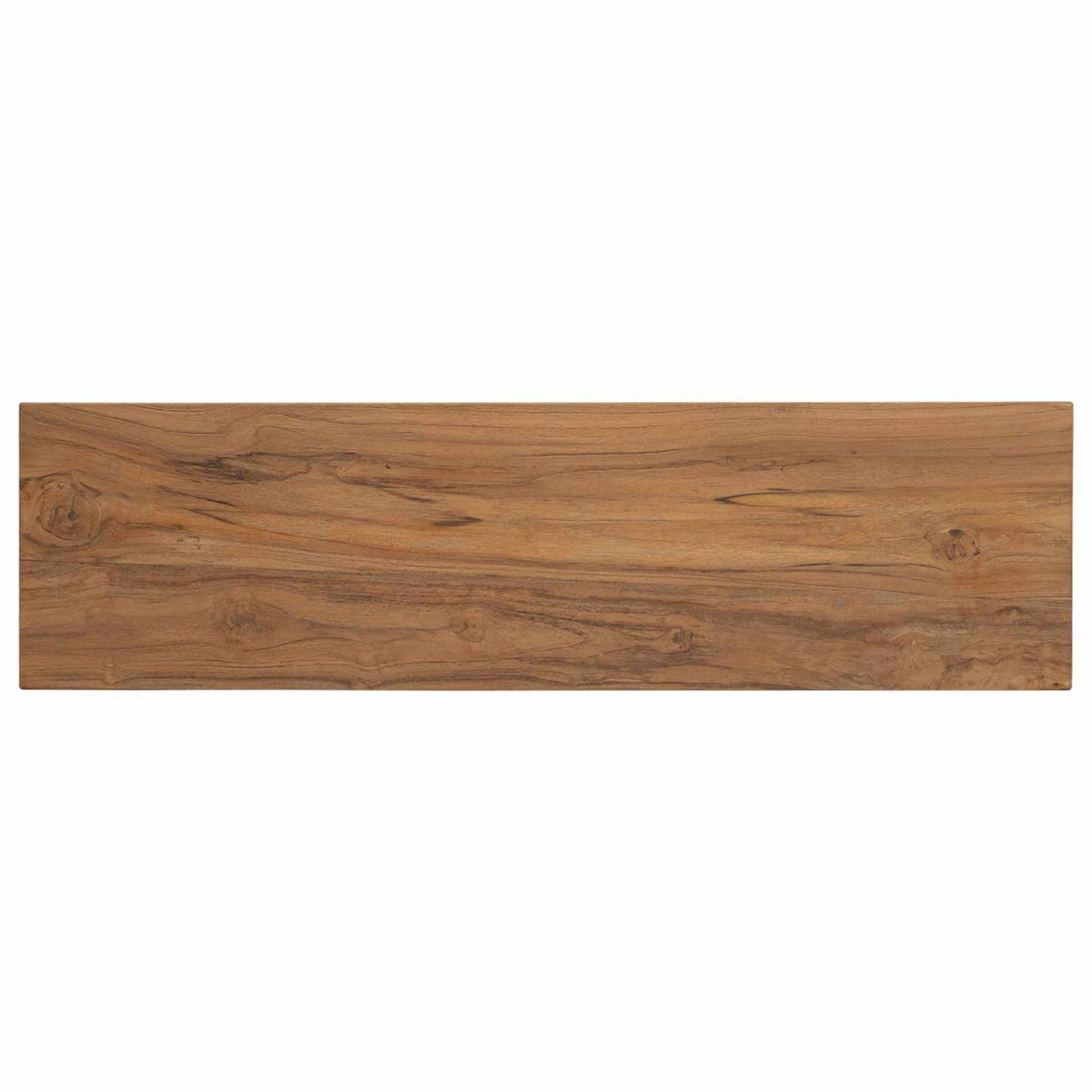 vidaXL Console Table Natural 110 x 30 x 80 cm Solid Teak Wood