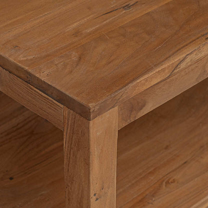 vidaXL Coffee Table Natural 100 x 50 x 40 cm Solid Teak Wood