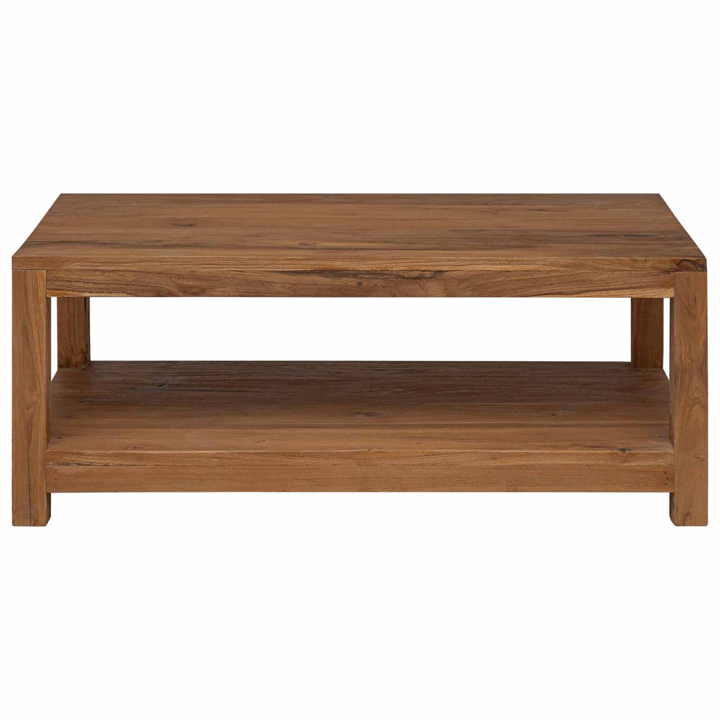 vidaXL Coffee Table Natural 100 x 50 x 40 cm Solid Teak Wood