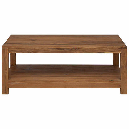 vidaXL Coffee Table Natural 100 x 50 x 40 cm Solid Teak Wood