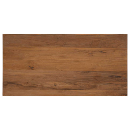 vidaXL Coffee Table Natural 100 x 50 x 40 cm Solid Teak Wood