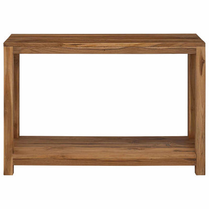 vidaXL Console Table Natural 110 x 35 x 75 cm Solid Teak Wood