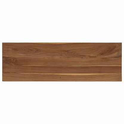 vidaXL Console Table Natural 110 x 35 x 75 cm Solid Teak Wood