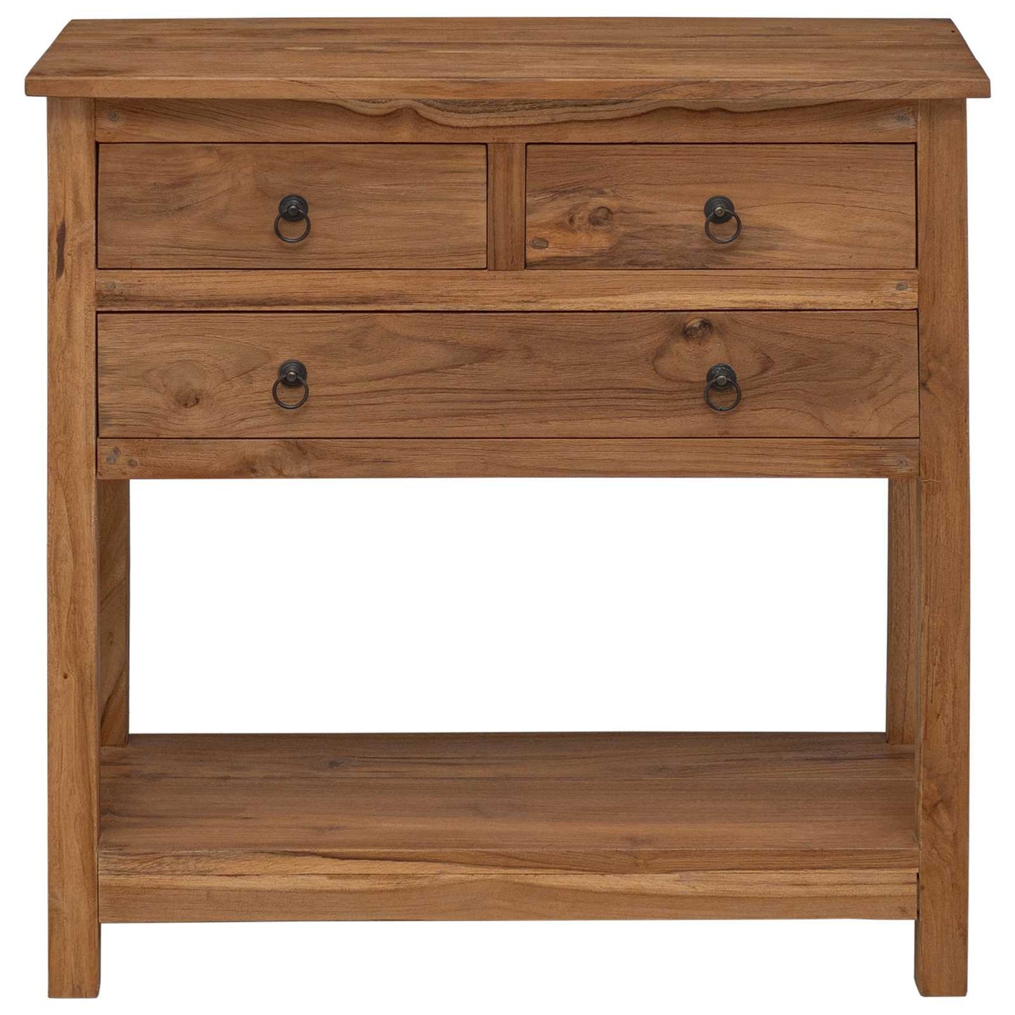 vidaXL Sideboard Natural 79 x 35 x 80 cm Solid Teak Wood