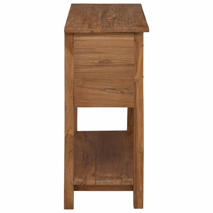 vidaXL Sideboard Natural 79 x 35 x 80 cm Solid Teak Wood