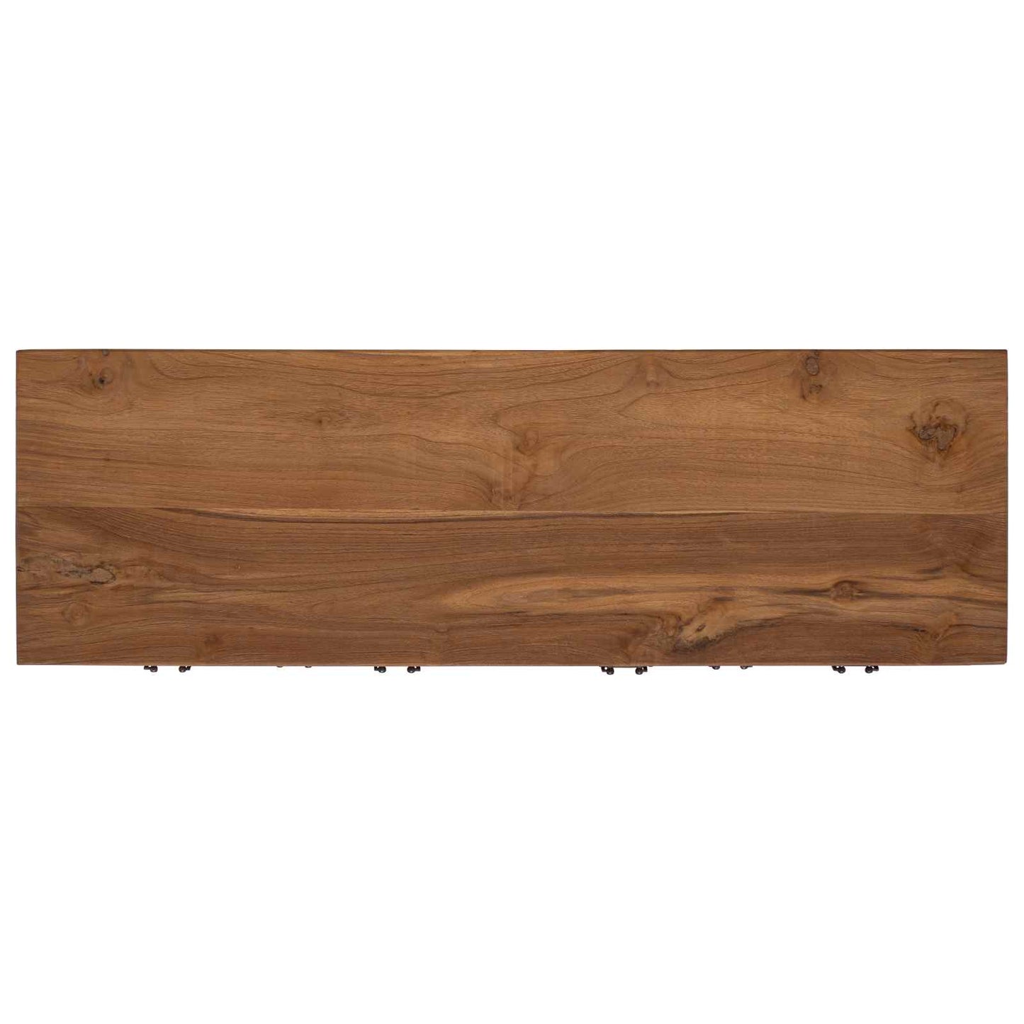 vidaXL Sideboard Natural 110 x 35 x 75.5 cm Solid Teak Wood