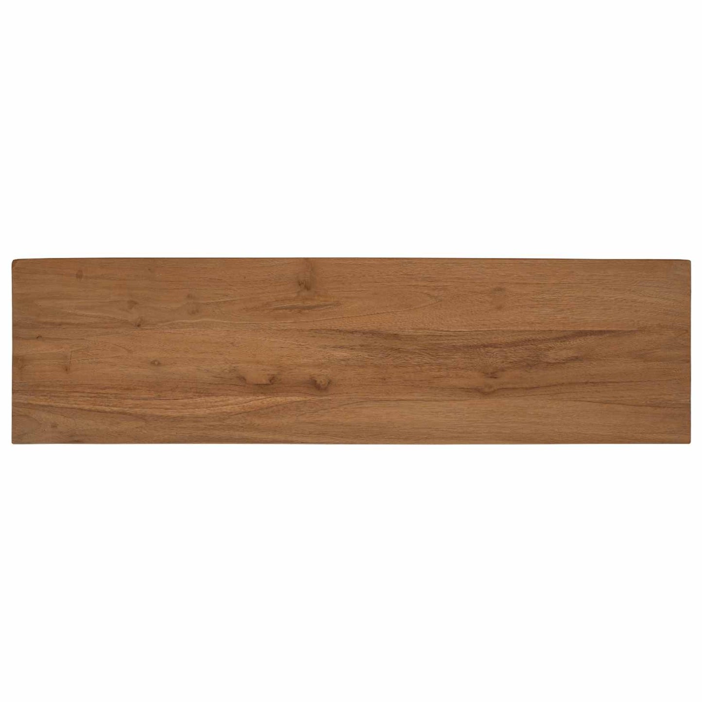 vidaXL TV Cabinet 110 x 30 x 35 cm Natural Solid Teak Wood
