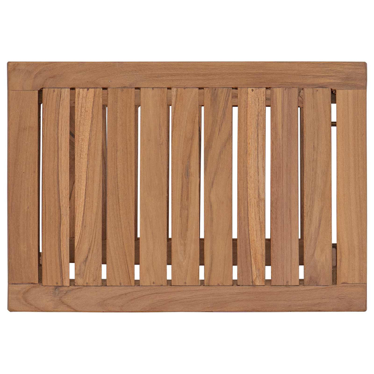 vidaXL Bathroom Side Table Natural 50 x 35 x 45 cm Solid Teak Wood