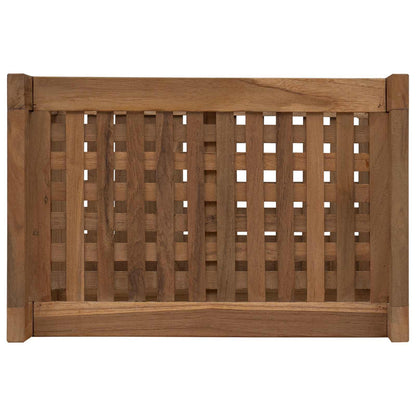 vidaXL Bathroom Shelf Natural 45 x 30 x 45 cm Solid Teak Wood