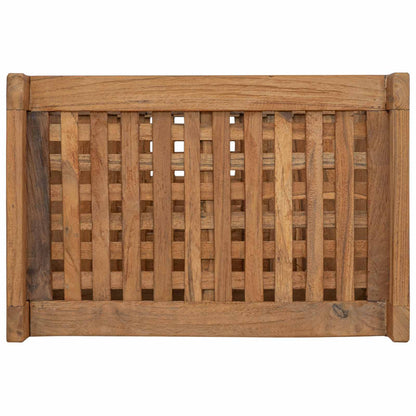 vidaXL Bathroom Shelf Natural 45 x 30 x 71 cm Solid Teak Wood