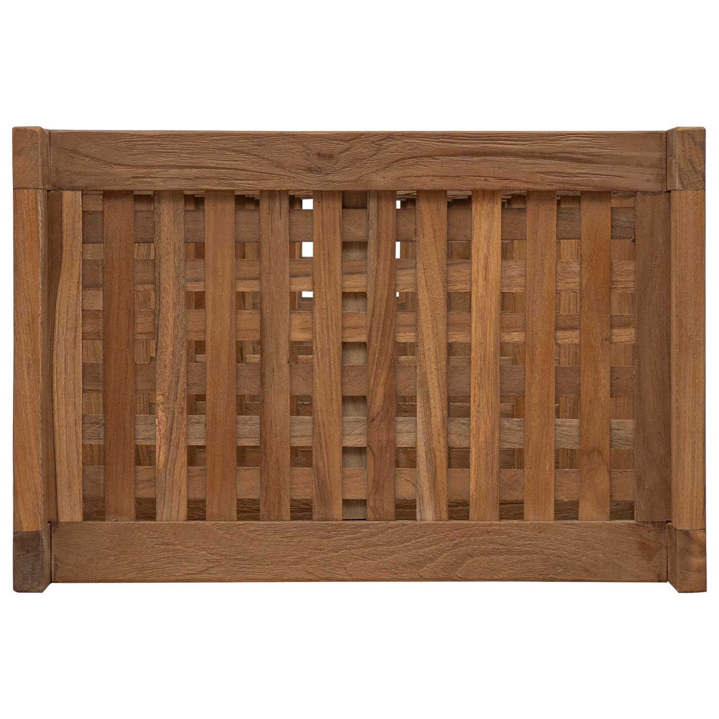 vidaXL Bathroom Shelf Natural 45 x 30 x 97 cm Solid Teak Wood