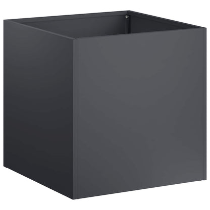 vidaXL Garden Planter Anthracite 25 x 25 x 25 cm Cold-rolled Steel