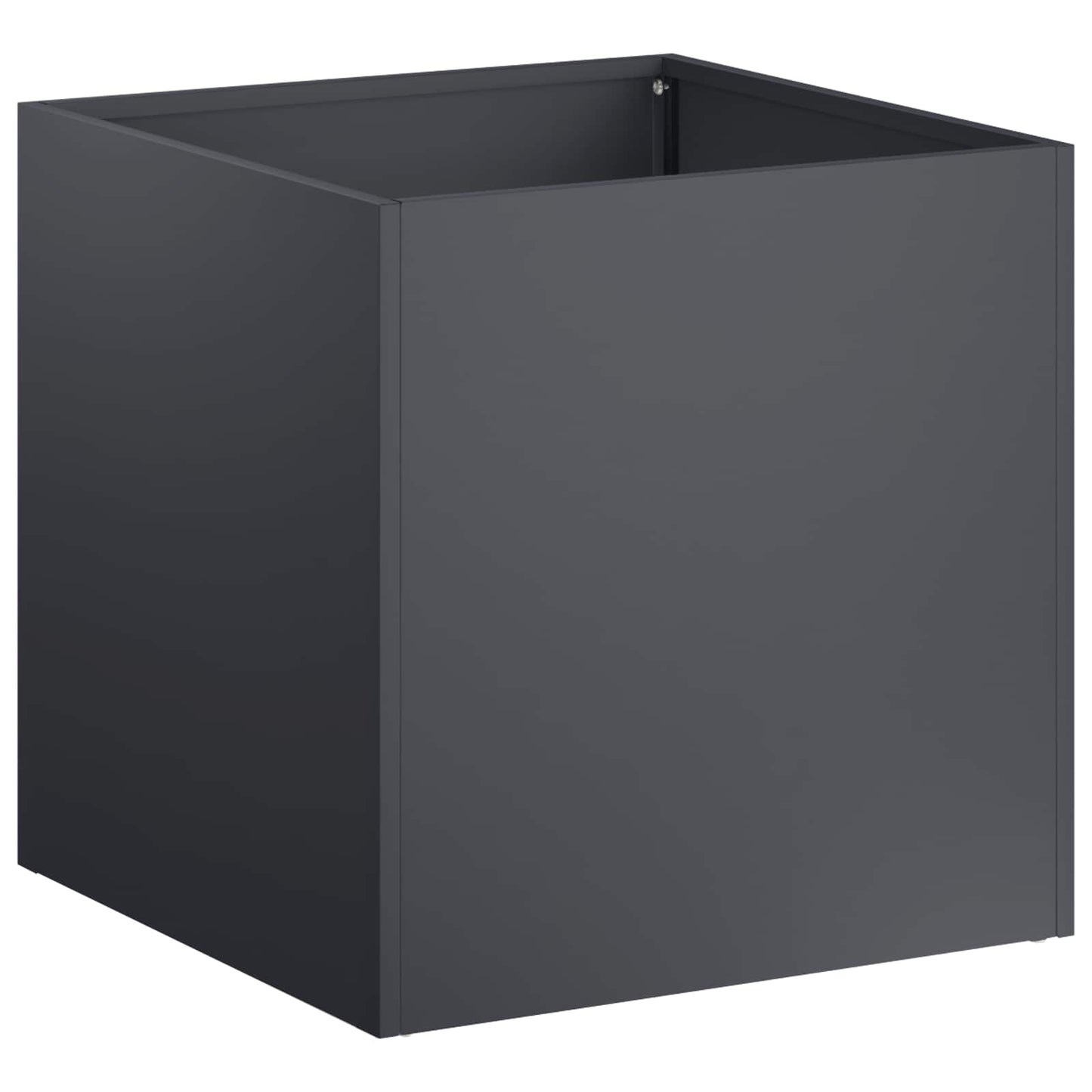 vidaXL Garden Planter 2 pcs Anthracite 25 x 25 x 25 cm