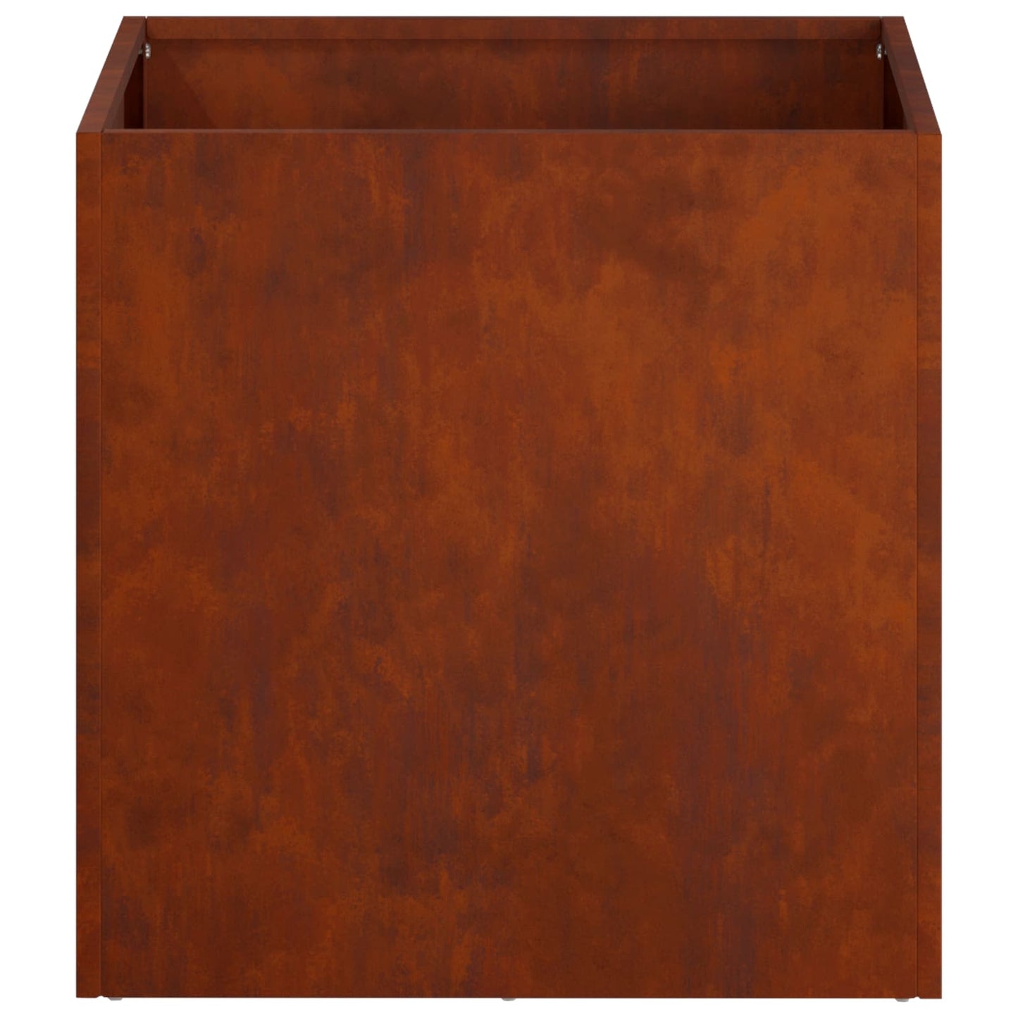 vidaXL Garden Planter 2 pcs Rusty 25 x 25 x 25 cm Weathering Steel