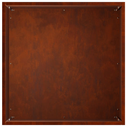 vidaXL Garden Planter 2 pcs Rusty 25 x 25 x 25 cm Weathering Steel
