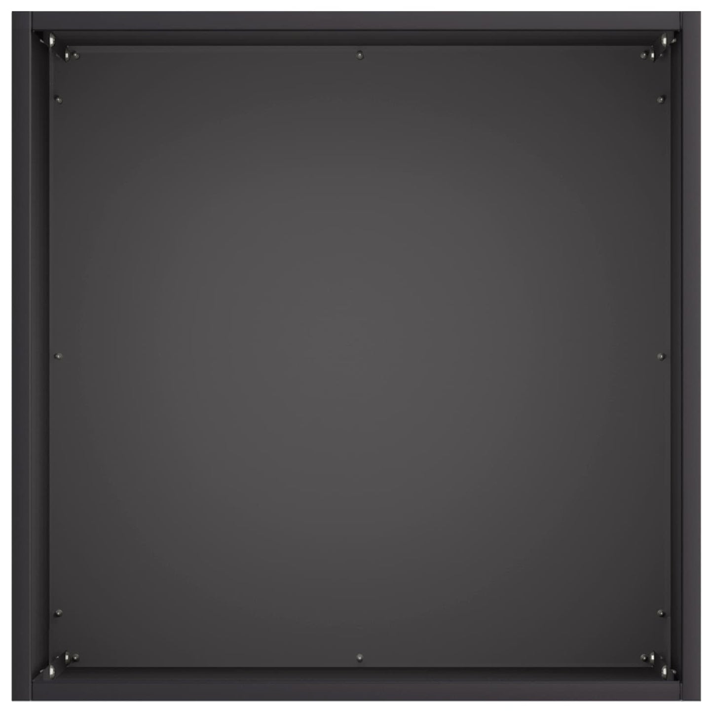vidaXL Garden Planter Black 35 x 35 x 35 cm Cold-rolled Steel