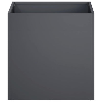 vidaXL Garden Planter 2 pcs Anthracite 35 x 35 x 35 cm