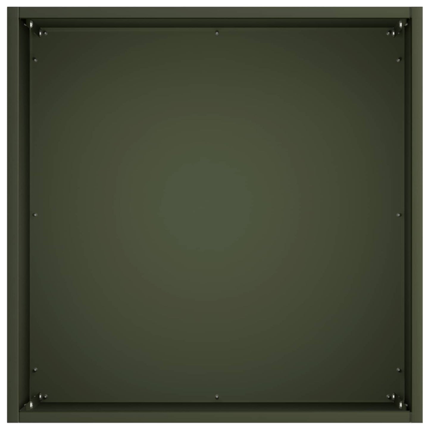 vidaXL Garden Planter Olive Green 35 x 35 x 35 cm Cold-rolled Steel