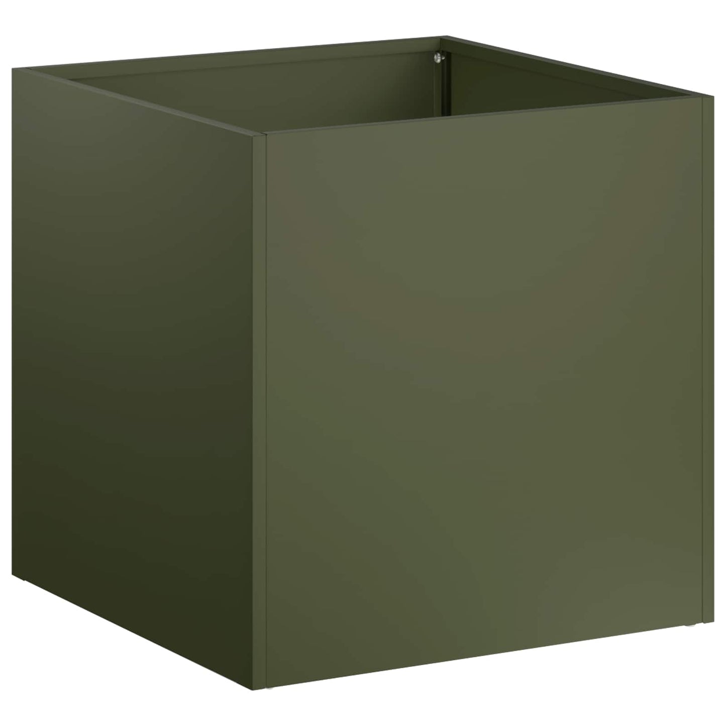 vidaXL Garden Planter 2 pcs Olive Green 35 x 35 x 35 cm