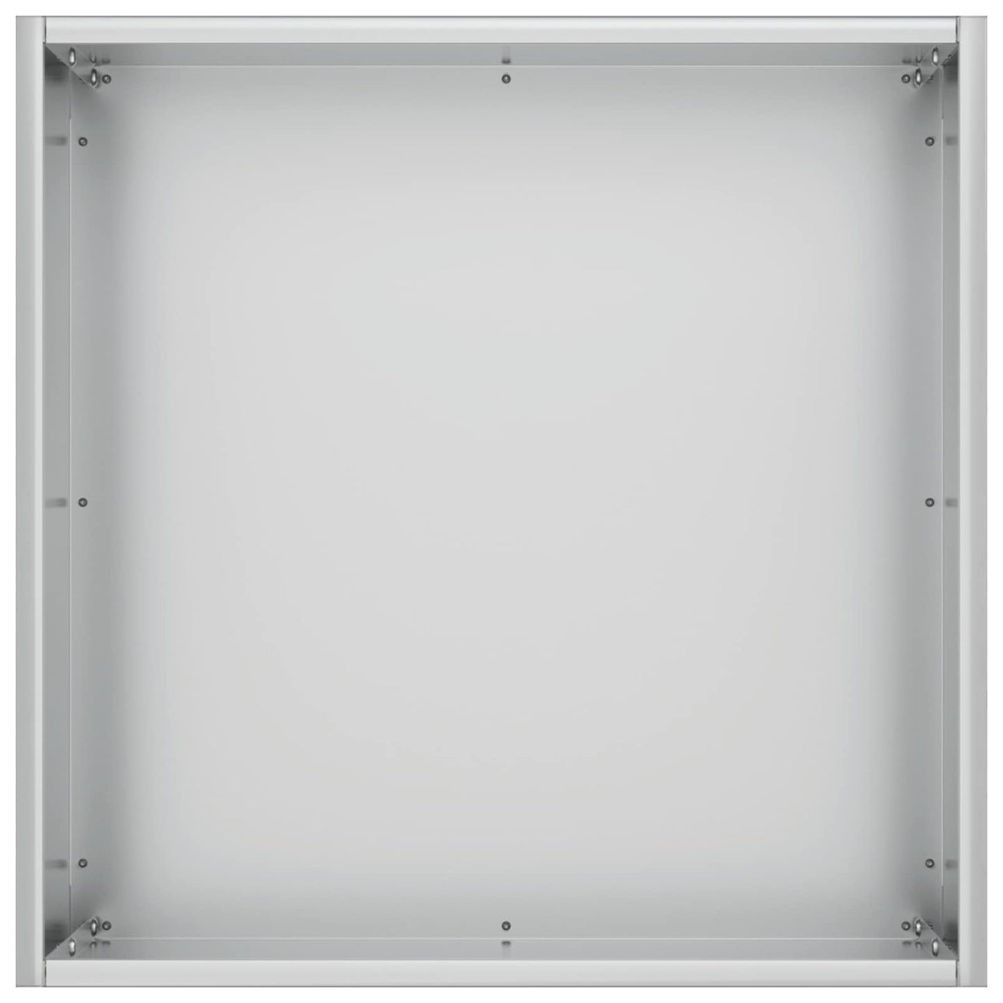 vidaXL Garden Planter 2 pcs Silver 35 x 35 x 35 cm Galvanised Steel
