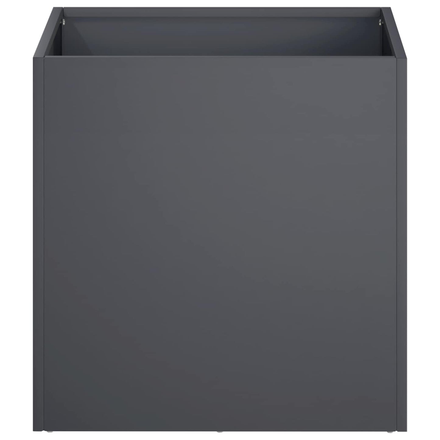 vidaXL Garden Planter 2 pcs Anthracite 45 x 45 x 45 cm