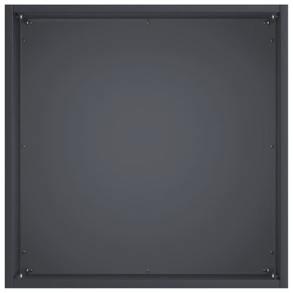 vidaXL Garden Planter 2 pcs Anthracite 45 x 45 x 45 cm