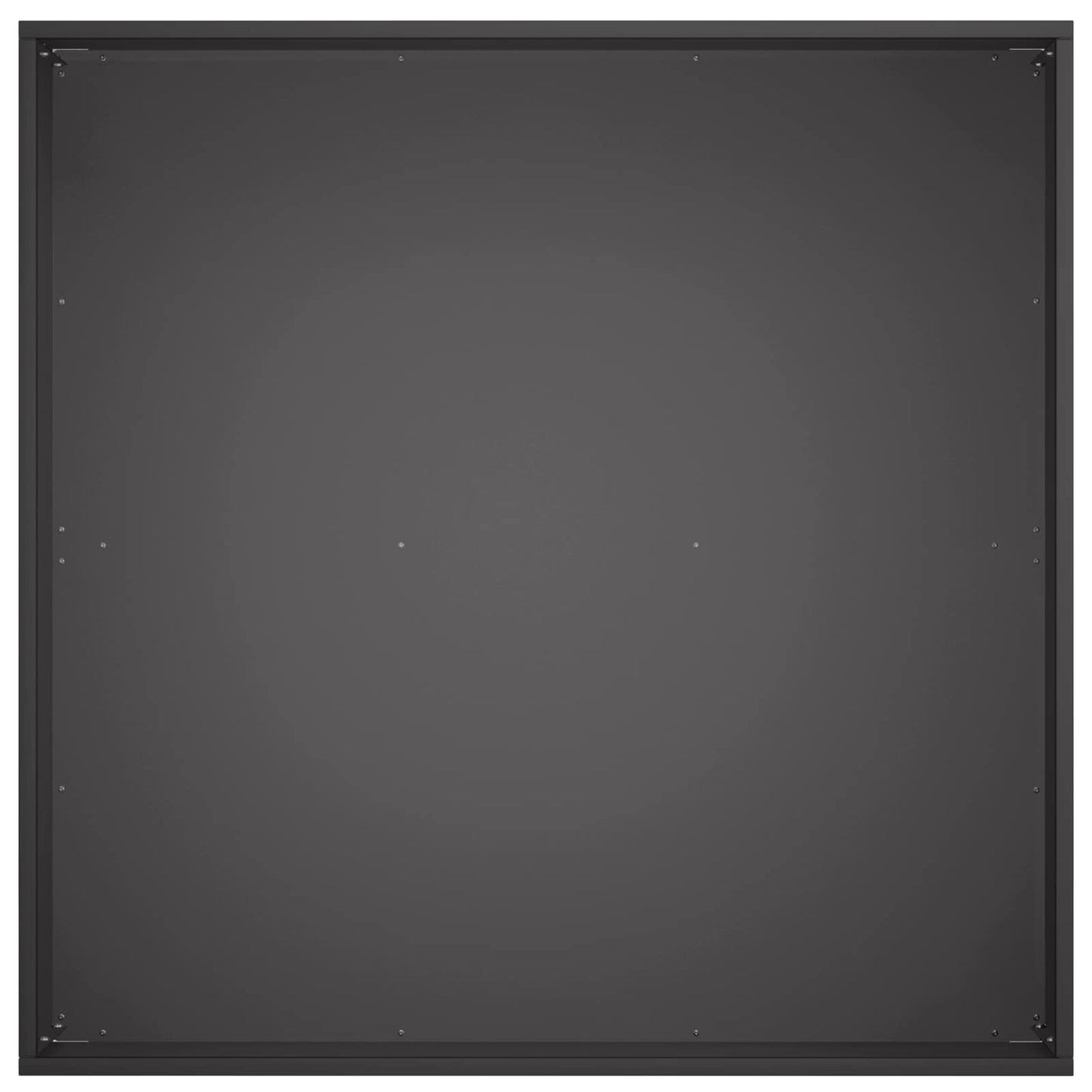 vidaXL Garden Planter 2 pcs Black 40 x 40 x 20 cm Cold-rolled Steel