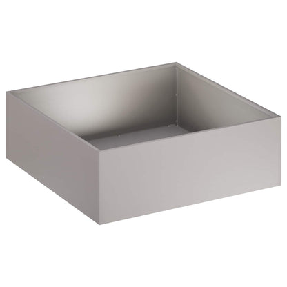vidaXL Garden Planter 2 pcs Rusty 40 x 40 x 20 cm Weathering Steel