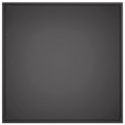 vidaXL Garden Planter Black 60 x 60 x 20 cm Cold-rolled Steel