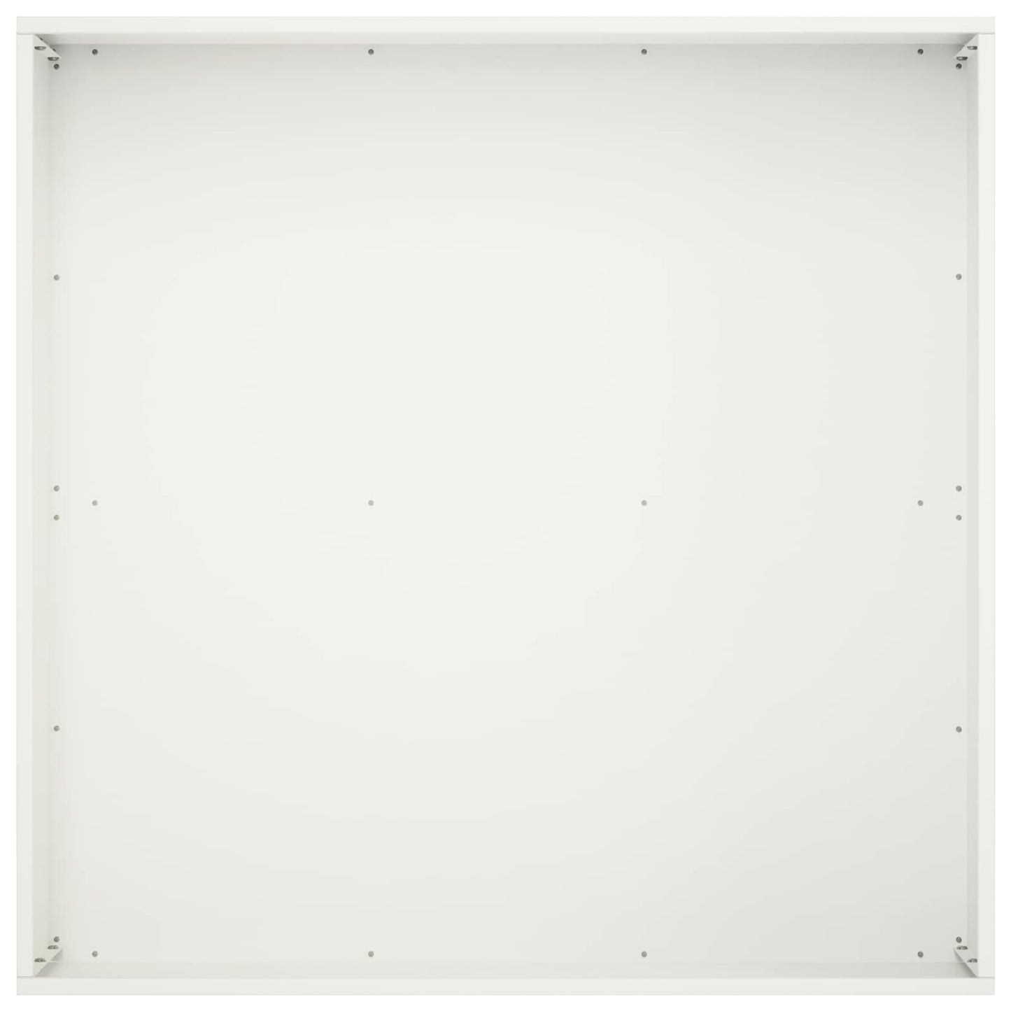 vidaXL Garden Planter 2 pcs White 60 x 60 x 20 cm Cold-rolled Steel