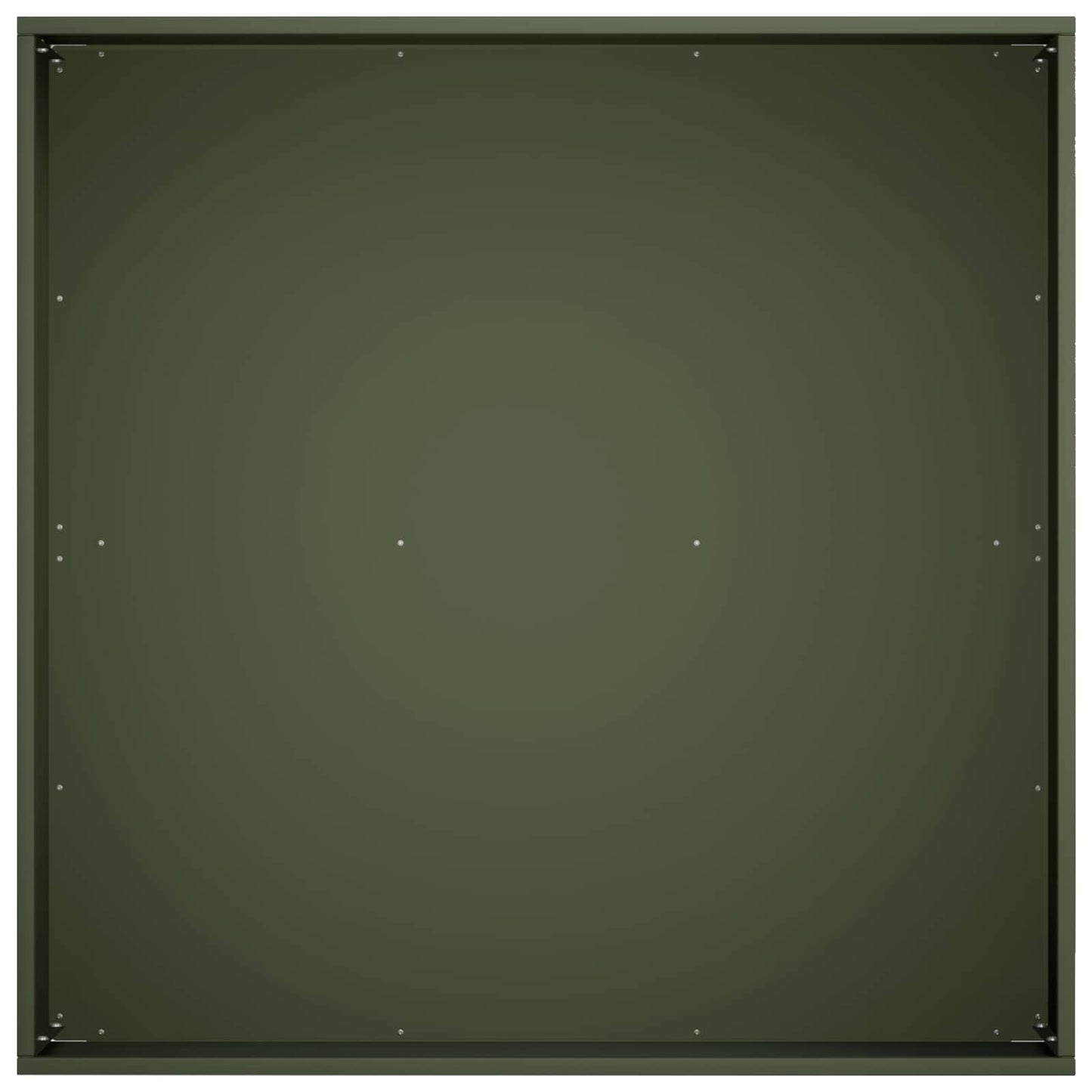 vidaXL Garden Planter Olive Green 60 x 60 x 20 cm Cold-rolled Steel