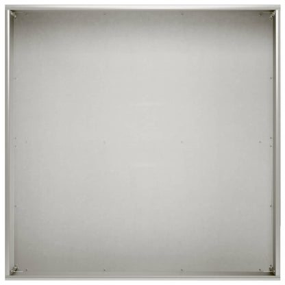 vidaXL Garden Planter Silver 60 x 60 x 20 cm Stainless Steel