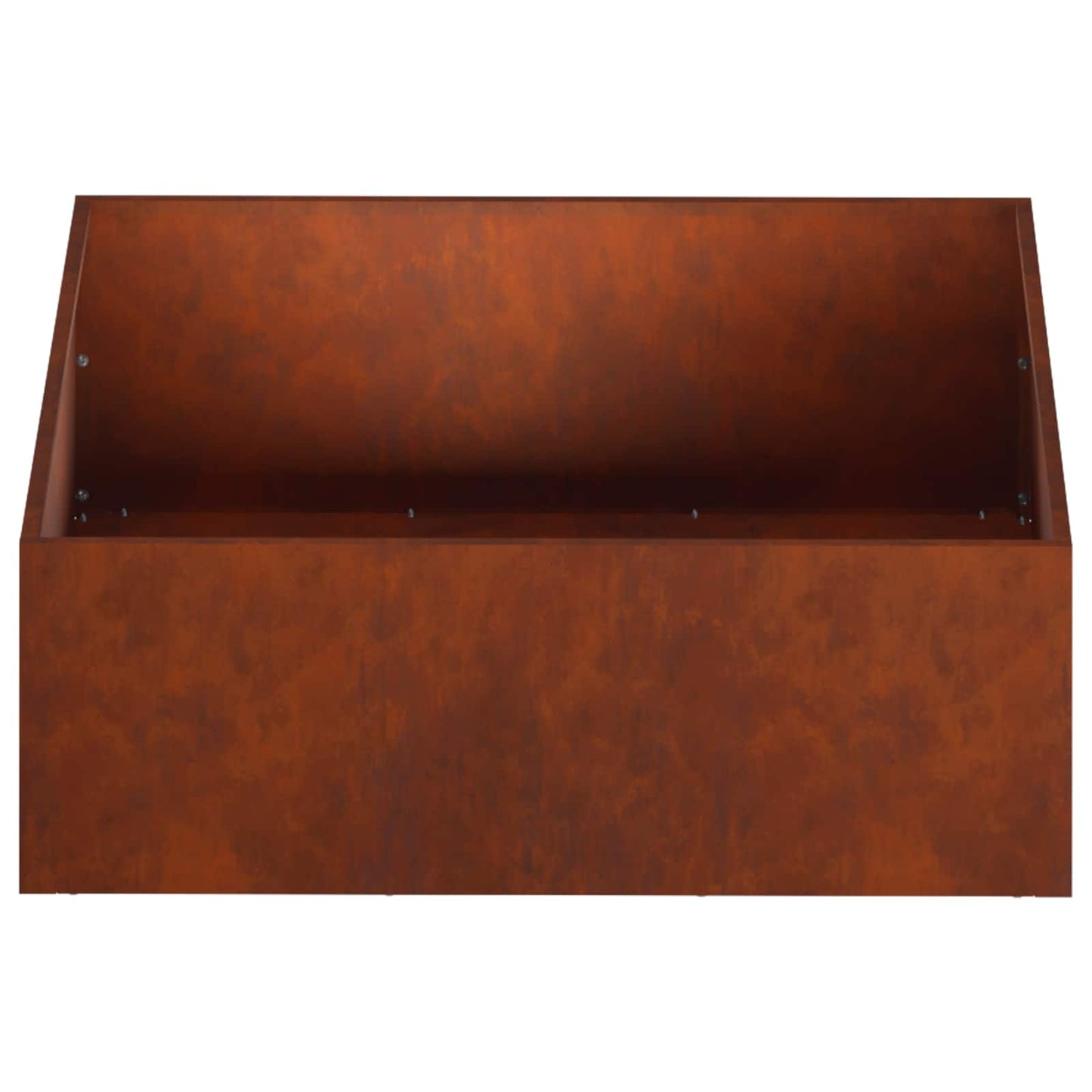 vidaXL Garden Planter Rusty 60 x 60 x 20 cm Weathering Steel