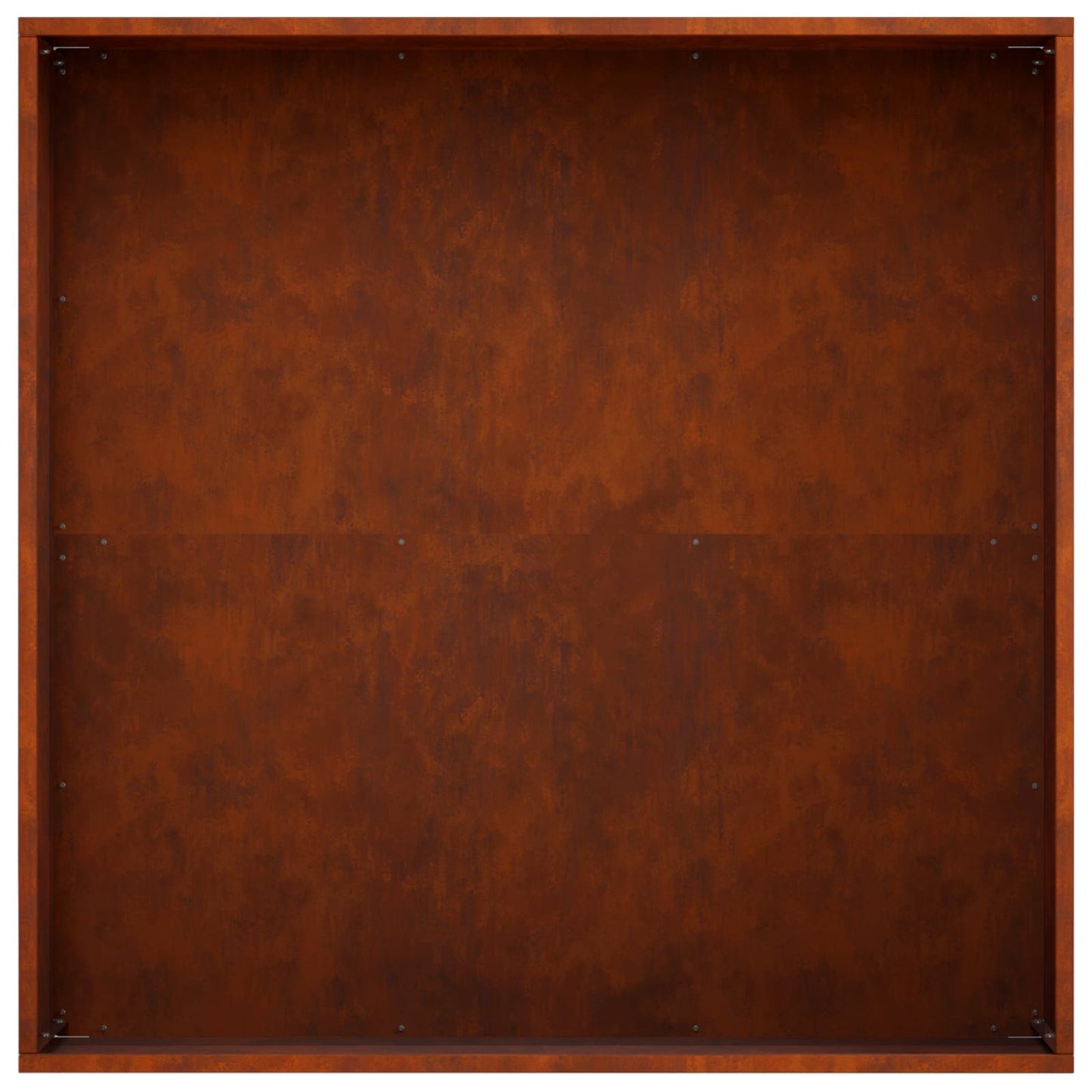 vidaXL Garden Planter 2 pcs Rusty 60 x 60 x 20 cm Weathering Steel