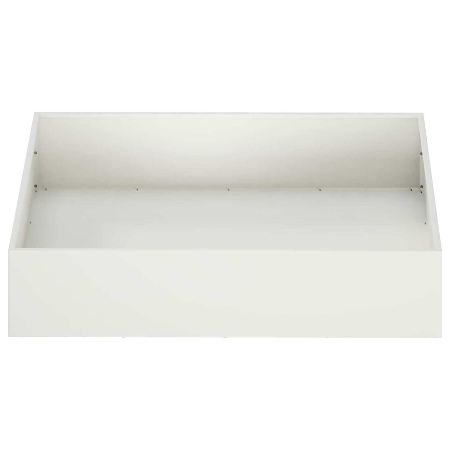 vidaXL Garden Planter White 100 x 100 x 20 cm Cold-rolled Steel