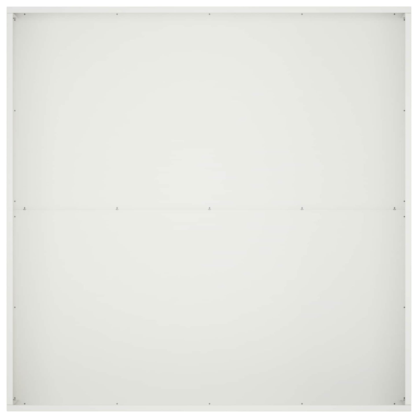 vidaXL Garden Planter White 100 x 100 x 20 cm Cold-rolled Steel